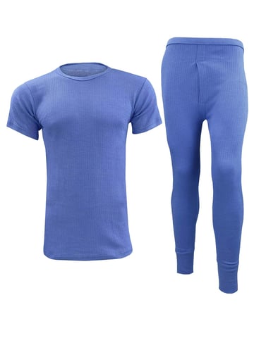 Enzo | Conjunto térmico de parte superior e inferior de manga corta para hombre