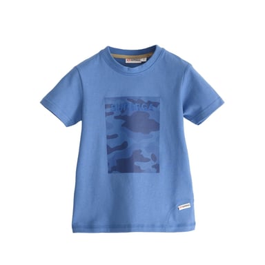 Superga Childrens/Kids Camo Logo Capped Sleeved T-Shirt (Avio Blue)