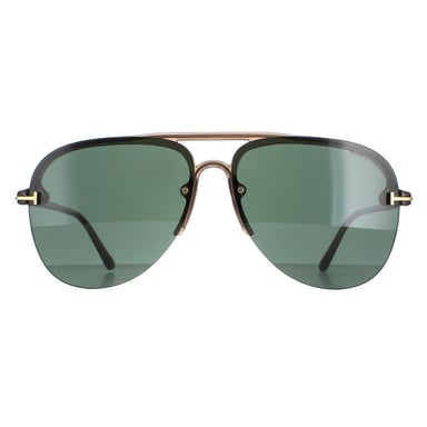 Gafas de sol Tom Ford Terry 02 FT1004 45N verde marrón claro brillante
