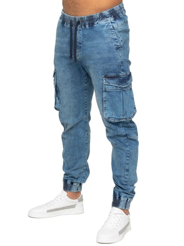 Enzo | Jeans Jogger de Carga para Hombre