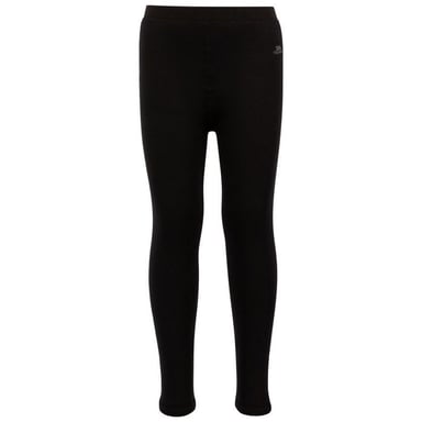 Trespass Childrens/Kids Fuzzy Sherpa Lined Leggings (Black)