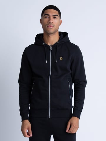 Luke 1977 Men's Berlin 2 Zip Hoodie in Black