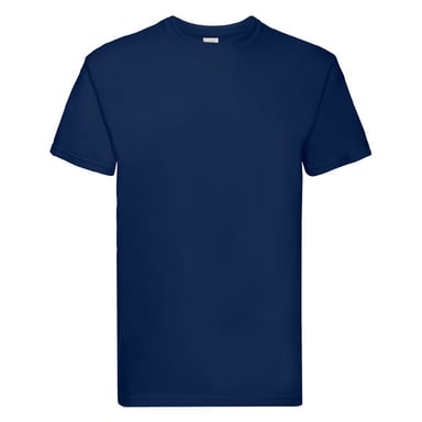 Fruit of the Loom Mens Super Premium T-Shirt (Navy)