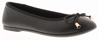 Miss Riot Breda Older Girls School Shoes black