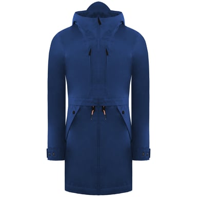 Hunter Original 3 Layer Womens Blue Parka Jacket