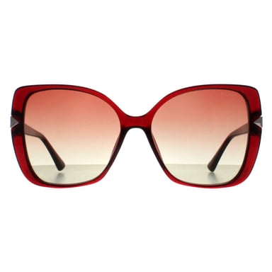 Guess Butterfly Womens Burdeos Brillante Marrón Gradiente GU7820