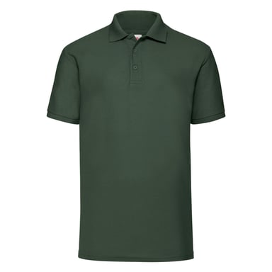 Fruit of the Loom Mens 65/35 Pique Polo Shirt (Bottle Green)