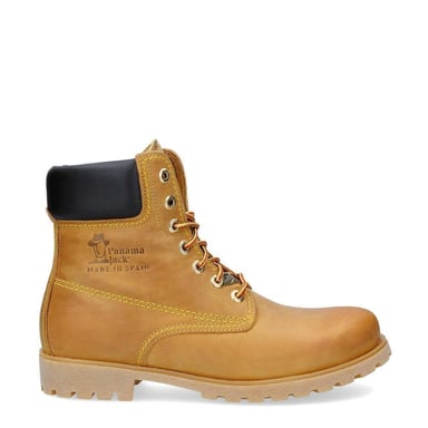 Panama Jack 03 C1 Botas para hombre de cuero marrón claro, impermeables, con cordones, para senderismo, hasta el tobillo, chukka