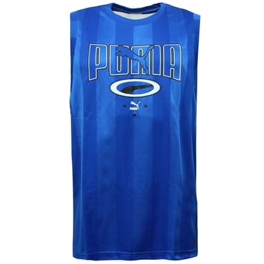 PUMA 90S retro Tank Tour Casual Graphic Vest Blue - Hombre