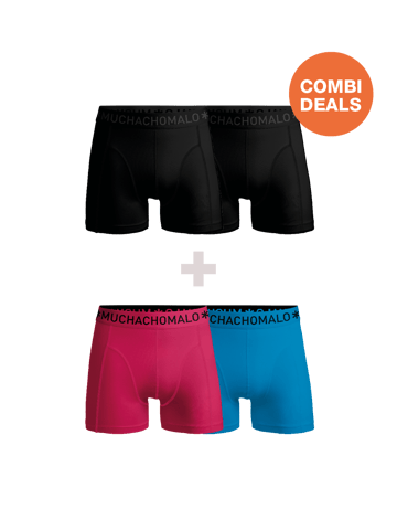 Muchachomalo Boxer Hombre - 2+2 Piezas - Calzoncillos Hombre