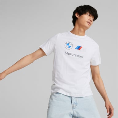 PUMA Mens BMW M Motorsport Essentials Logo T-Shirt