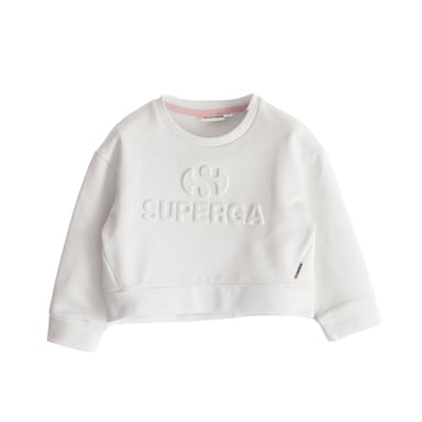 Superga Childrens/Kids Logo Sweatshirt (White)