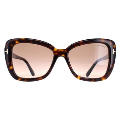 Gafas de sol Tom Ford Maeve FT1008 52F degradado marrón habana oscuro