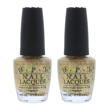 OPI Nail Lacquer 15ml Pineapples Have Peelings Too! x 2