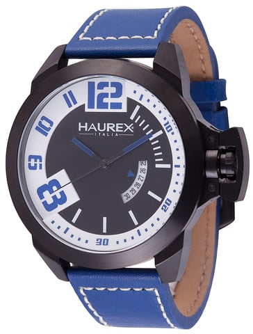 Haurex italia: reloj con esfera azul tormenta