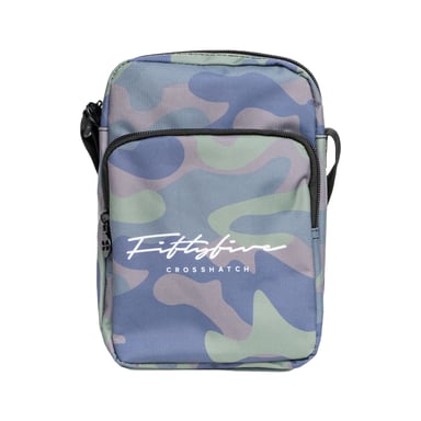 Crosshatch Mens Demilare Camo Crossbody Bag (Green)