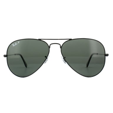 Gafas de sol Ray-Ban Aviator 3025 Negro Verde Polarizadas 002/58 62mm