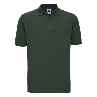 Russell Mens Classic Cotton Pique Polo Shirt (Bottle Green)