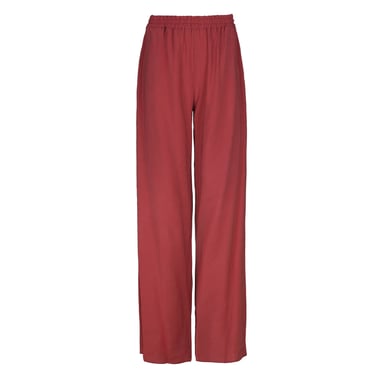 Pantalones palazzo rojo ladrillo