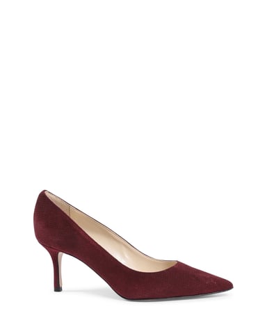 19V69 Italia Womens Pump INES65 Bordeaux Bot. Fabric