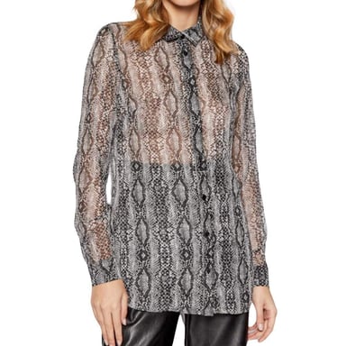 Camisa Guess mujer negra