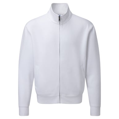 Russell Mens Authentic Full Zip Jacket (White)