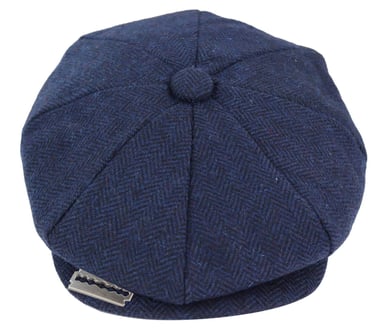 Gorro de tweed Peaky Blinders para hombre con hoja de afeitar