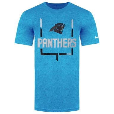 Camiseta azul para hombre Nike NFL Carolina Panthers Legend Goal Post