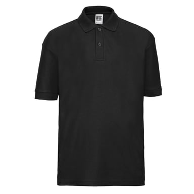 Russell Childrens/Kids Classic Polycotton Polo Shirt (Black)
