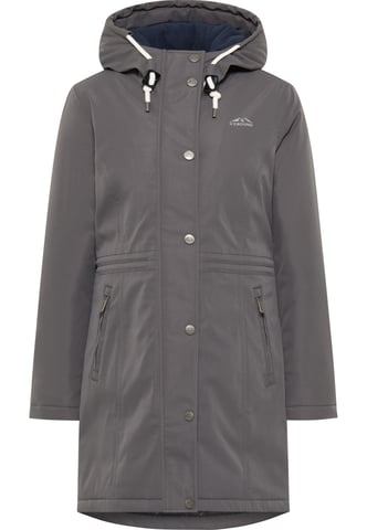 ICEBOUND winter parka women stone grey