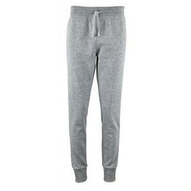 SOLS Womens/Ladies Jake Slim Fit Jogging Bottoms (Grey Marl)
