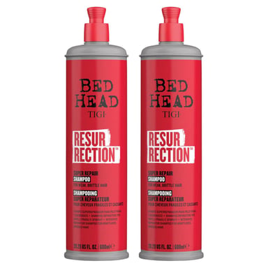 Tigi Resurrection Shampoo For Damaged Hair 600ml, 2pk