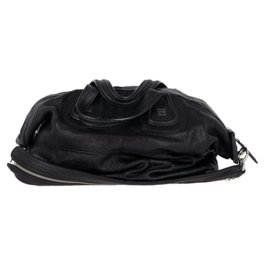 Givenchy Nightingale Hand Bag in Black Leather