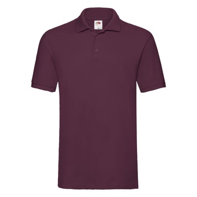 Fruit of the Loom Mens Premium Pique Polo Shirt (Burgundy)