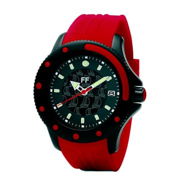 Folli Follie Reloj de mujer Cuarzo negro rojo