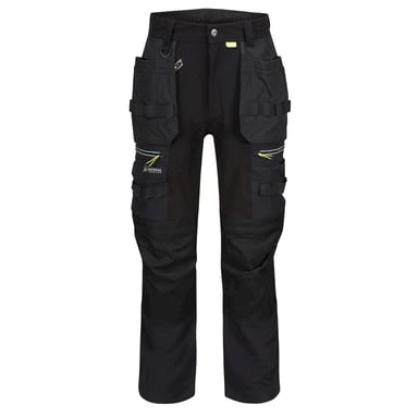 Regatta Mens Infiltrate Softshell Stretch Work Trousers (Black)
