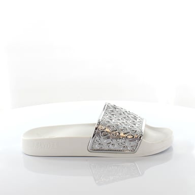 Slydes Sky Womens White/Plate Sliders