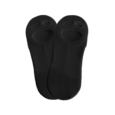 Superga Unisex Adult Invisible Socks (Pack of 2) (Black)