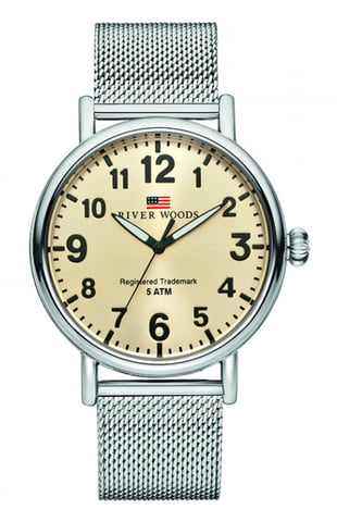 River Woods Sacramento Men's Silver Watch RW420018