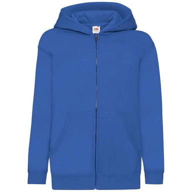 Fruit Of The Loom Childrens/Kids Hooded Sweatshirt (Royal Blue)