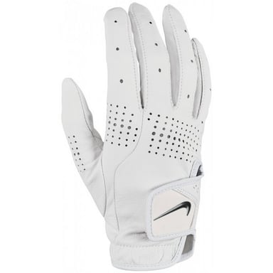 Nike Womens/Ladies Tour Classic III Leather 2020 Right Hand Golf Glove (White/Black)