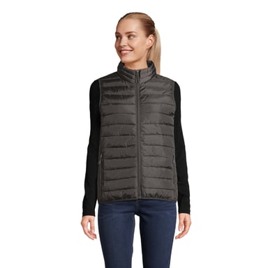 SOLS Womens/Ladies Stream Gilet (Charcoal Grey)