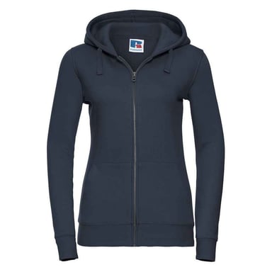 Russell Womens/Ladies Authentic Full Zip Hoodie (French Navy)