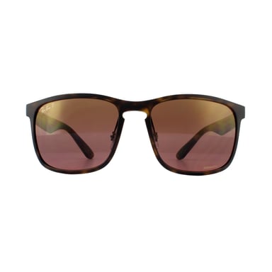 Gafas de sol Ray-Ban RB4264 894/6B Mat Havana Marrón Espejo Polarizado Chromance