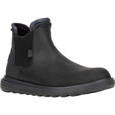 HEYDUDE Branson Classic Polyurethane Men's Black Boots