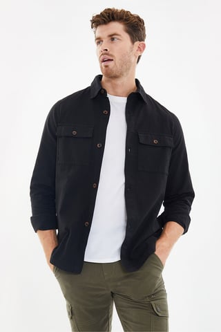 Threadbare camisa Negro
