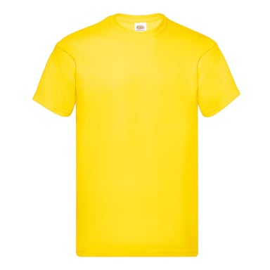 Fruit of the Loom Mens Original Heather T-Shirt (Yellow)