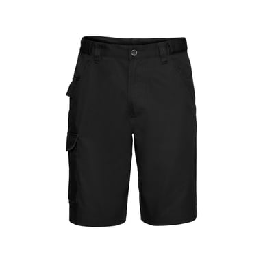 Russell Mens Polycotton Work Shorts (Black)