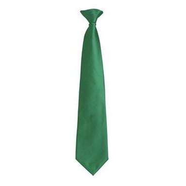 Premier Mens Fashion ”Colours” Work Clip On Tie (Emerald)