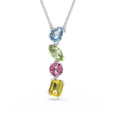 Swarovski 'Gema' Women's Base Metal Necklace - Silver 5692421